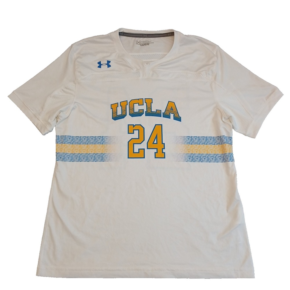 UCLA Bruins Jersey #24 Womens L NCAA Soccer Under Armour 100 Years Anniversary